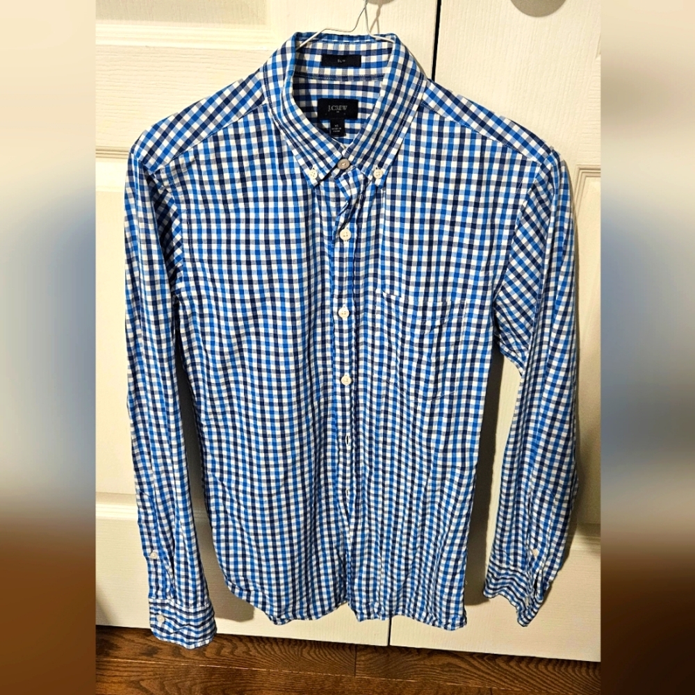 J.Crew Men's Slim Fit Cotton Dhirt
